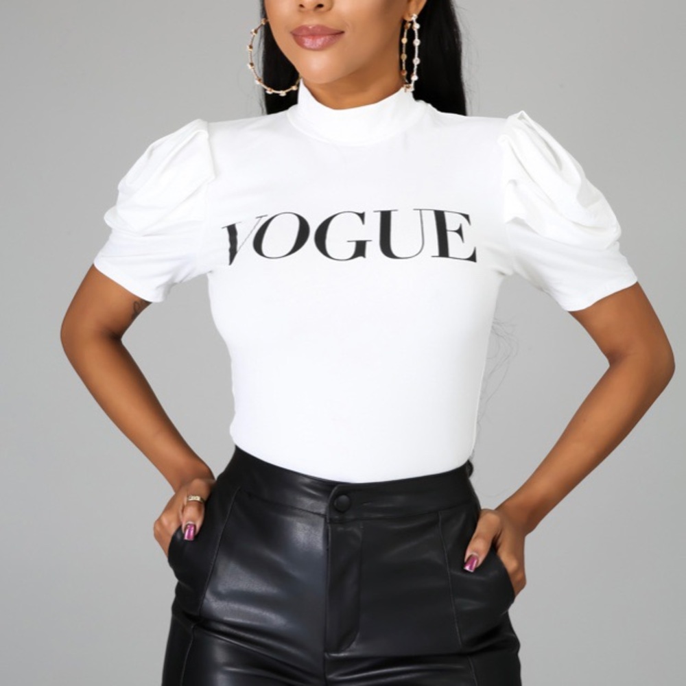 Vogue Inspired White Blouse